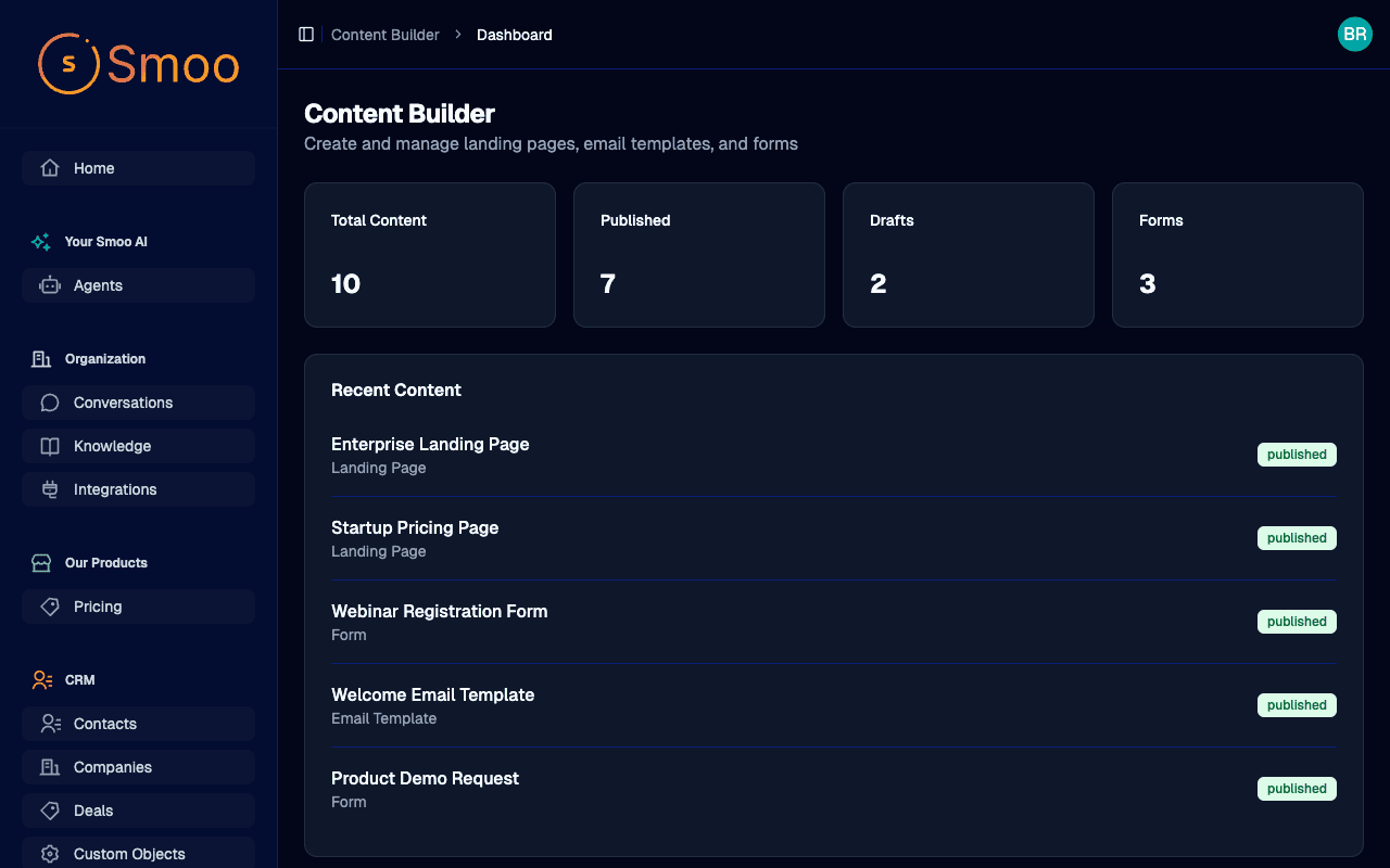 Content Builder Editor